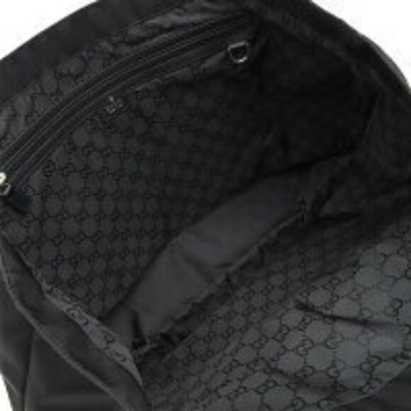 Gucci Logo Tote Bag Black Shoulder - Picture 8 of 10
